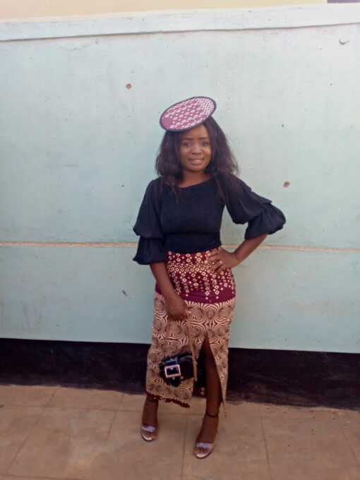 Bantu Skirt and Fascinator